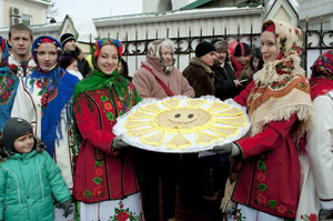 Blini Day in Russia